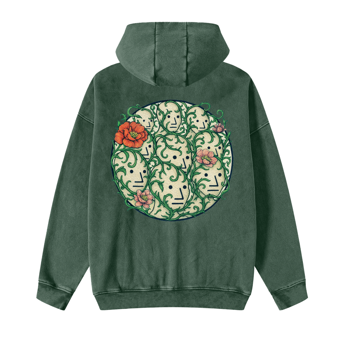 FLOURISH FLEECED ZIP-UP