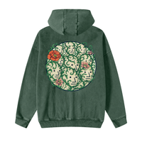 FLOURISH FLEECED ZIP-UP