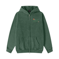 FLOURISH FLEECED ZIP-UP